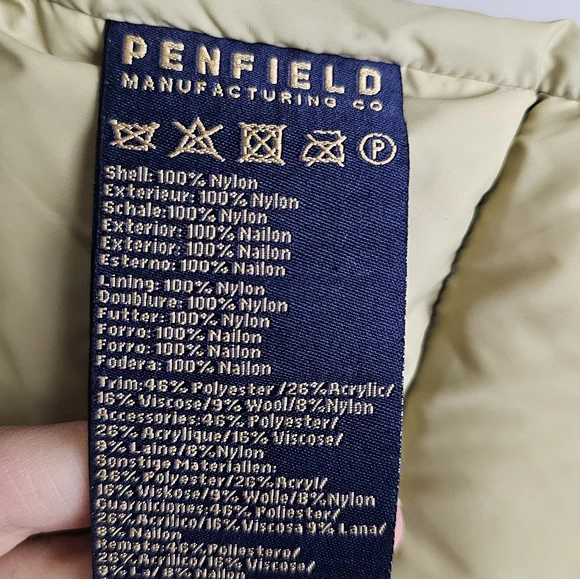 Penfield x Madewell Rockford Black Down Jacket Women Puffy Jacket Short S - Picture 11 of 13